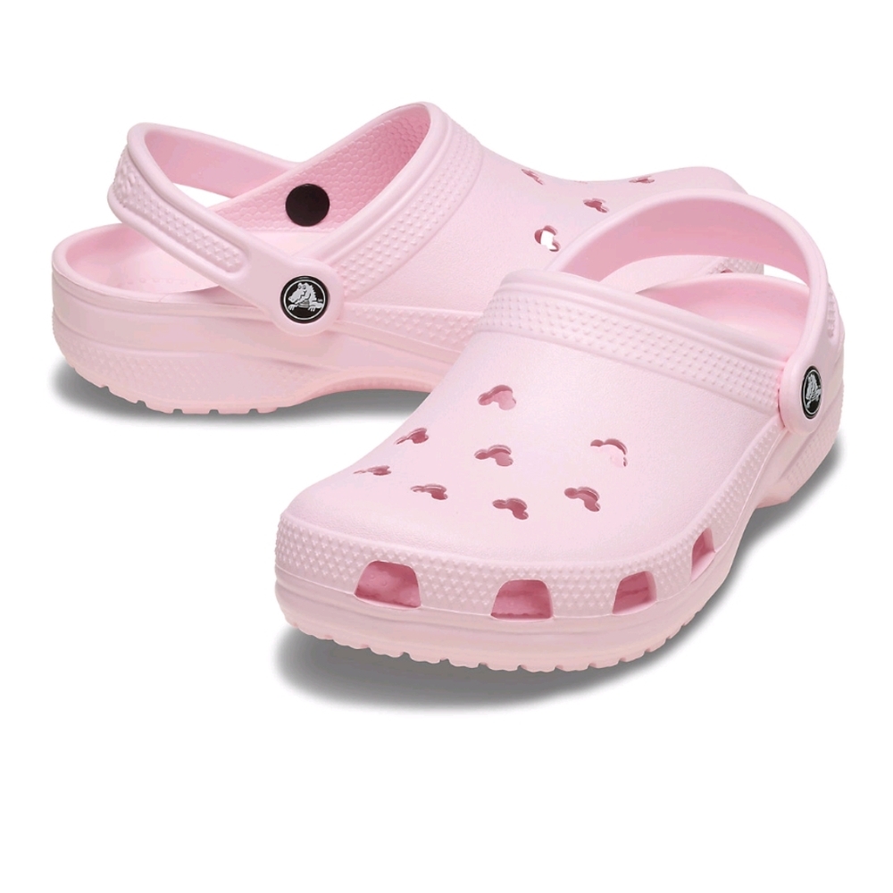 Pink Disney Crocs